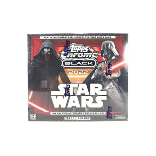 2022 Topps Chrome Black Star Wars Hobby Box